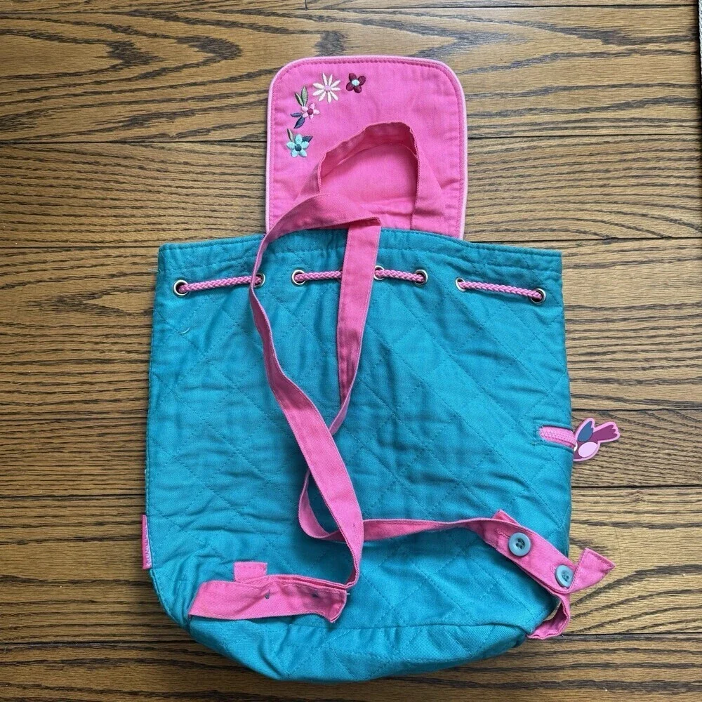 Stephen Joseph Beautiful Pink Sloth Children's‎ Backpack Colorful Quilted